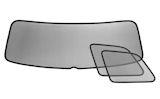 Kodiaq - 3-teiliger Sonnenschutz-Set Heckscheibe und Kofferraumseitenscheiben - Genuine Skoda Auto,a.s. produkt