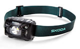 Linterna frontal LED con carga USB - producto original Skoda Auto,a.s.