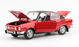 Skoda 110R Coupe (1980) - officially licenced diecast model - 1/18 RED - LIMITED EDITION
