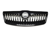 for Octavia II Facelift 09-13 - COMPLETE grille painted in Black Magic F9R - new logo version