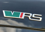 til Superb III - bageste RS emblem fra Octavia II RS Facelift - Udsalg - 60% RABAT