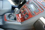 for Octavia II - 15pcs interior dashboard kit - MAHAGONI