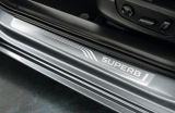 Superb III - luxury stainless steel interior door sills, original Skoda Auto,a.s.