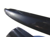 for Superb - headlight covers - carbon fiber MILOTEC