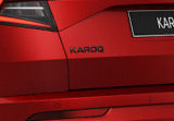 Emblème arrière d'origine Skoda Auto,a.s. 'KAROQ' - version SPORTLINE noire - NOIR