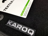 Karoq - tapis de sol textiles originaux Skoda Auto,a.s. PRESTIGE avec logo - RHD