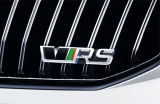 Original Skoda FRONT emblem RS from the limited RS230 edition