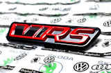 Yeti - Genuine Skoda 2023 version RS emblem - standard base - RED VRS - Glowing Black