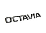 Octavia IV - genuine Skoda Auto,a.s. emblem from 2020 RS model - black ´OCTAVIA´