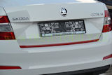 Octavia III Limousine - genuino Skoda Auto,a.s. bajo la tapa del maletero trasero - RED LINE