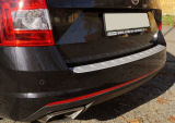 Octavia III Combi RS - original Skoda rear bumper protective panel - ALU LOOK