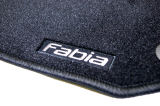 Fabia II 07-13 - floor mats STANDARD, original Skoda Auto,a.s. - RHD