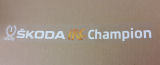 Emblème original de Skoda Auto,a.s. 'IRC CHAMPIONS 2010 2011 2012'.