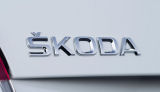 Emblema trasero original Skoda Auto,a.s. 'SKODA