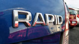 Emblème arrière d'origine Skoda Auto,a.s. "RAPID".