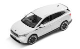 Enyaq - 1/43 metallic diecast model - official Skoda Auto, a.s. product - MOON WHITE (S9R)