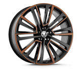 21´ wheel set AQUARIUS (black/copper) original Skoda Auto,a.s.