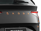 Emblème arrière d'origine Skoda Auto,a.s. 'SKODA' - finition cuivre - FOUNDERS EDITION