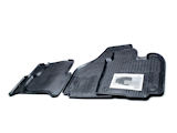 Yeti - new 2014 design heavy duty rubber floor mats, original Skoda Auto,a.s. - RHD