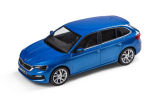 Scala - 1/43 metallic diecast model - genuine Skoda Auto,a.s. - RACE BLUE