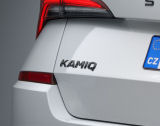 Kamiq - Emblème arrière d'origine Skoda Auto,a.s. 'KAMIQ' - version noire MONTE CARLO