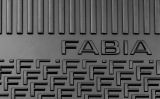 Fabia III Combi - alfombrilla trasera original de Skoda Auto,a.s. fabricada en caucho de alta resistencia