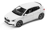 Fabia IV - official Skoda Auto, a.s. diecast model - MOON WHITE