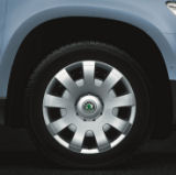 Yeti - OEM wheel covers ´TEMPEL´ for steel 6J x 16 rims