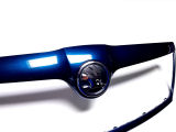 til Octavia II Facelift 09-13 - kølergrillramme malet i LAVA BLUE (W5Q) + original Skoda NEW 2013 em