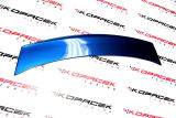 Octavia II RS 04-13 - rear spoiler add-on diffusor RS+ CONCEPT V1 - from ABS plastic-RACE BLUE (F5W)