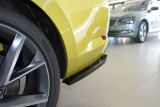 Superb III - ABS plastic rear bumper side corner spoiler set V2 - GLOSSY BLACK