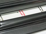 for Superb III - ABS plastic side skirts in DTM style - CARBON FIBRE look