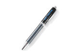 Πραγματικό μπλε στυλό CARBON FIBRE - OCTAVIA - μπλε
