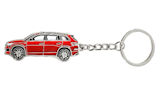 pour Kodiaq - porte-clés de voiture en métal massif C-R-I - ROUGE