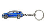 for Kodiaq - massive metal car keychain C-R-I - BLUE