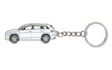 for Kodiaq - massive metal car keychain C-R-I - WHITE
