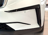 for Enyaq - front bumper frames glossy black in SPORTLINE look