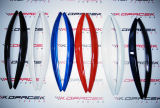 για Fabia III - πλαστικά ABS πρωτότυπα φρύδια KI-R SPORTIVE - βαμμένα με το αρχικό μεταλλικό χρώμα