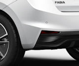 Fabia IV - original Skoda rear bumper reflector set - MONTE CARLO dark version