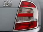 for Fabia - rear tail lights covers CHROME - 99-04