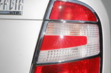 for Fabia - rear tail lights covers CHROME - 8/04 - 07