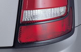 για Fabia Combi/Sedan - καλύμματα πίσω φώτων - 99-04 V2 Carbon