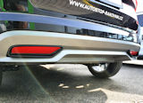 for Kamiq - original Martinek auto exhaust-like spoilers - RS230 BLACK - RED REFLEX GLOWING
