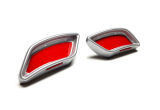 für Kodiaq - original Martinek Auspuffspoiler RS STYLE - ALU - RED REFLEX GLOWING