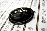 Kodiaq - original Skoda MONTE CARLO black emblem - REAR