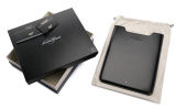 Funda de piel auténtica MONTBLANC para iPad en edición Laurin&Klement, fabricada en exclusiva para Skoda Auto,a.s