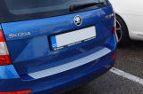 Octavia III Combi - panneau de protection du pare-chocs arrière ALUMINIUM ARGENT - Martinek Auto
