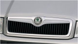 for Octavia 01-07 facelift - front grille spoiler ABS