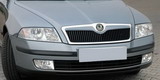for Octavia II - front grille spoiler ABS
