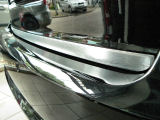 Octavia II Combi 04-11 - tapa del maletero de acero inoxidable cepillado
